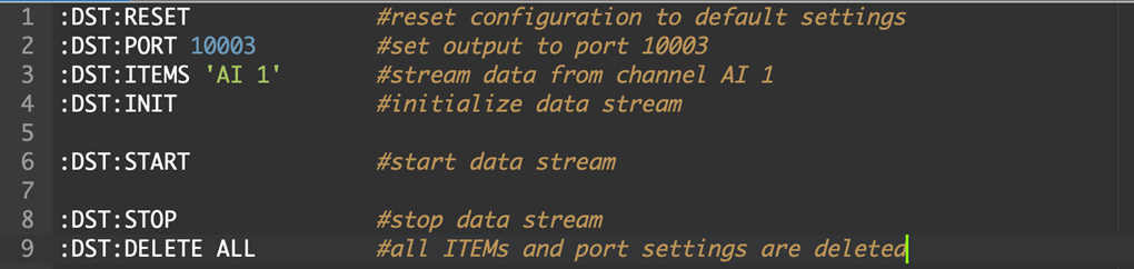 Code example code example