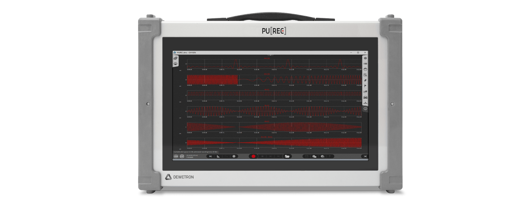 PU[REC] Data Recorder Front