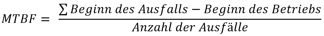 MTBF Formel