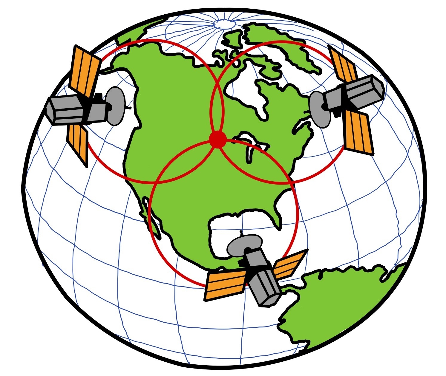 sattelites_earth Satellitennavigation